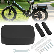 Jerbor rear seat front view showing cushion and pegs for safer rides
