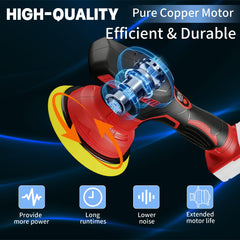 Jerliflyer rubber grip handle detail offering comfort and reduced user fatigue