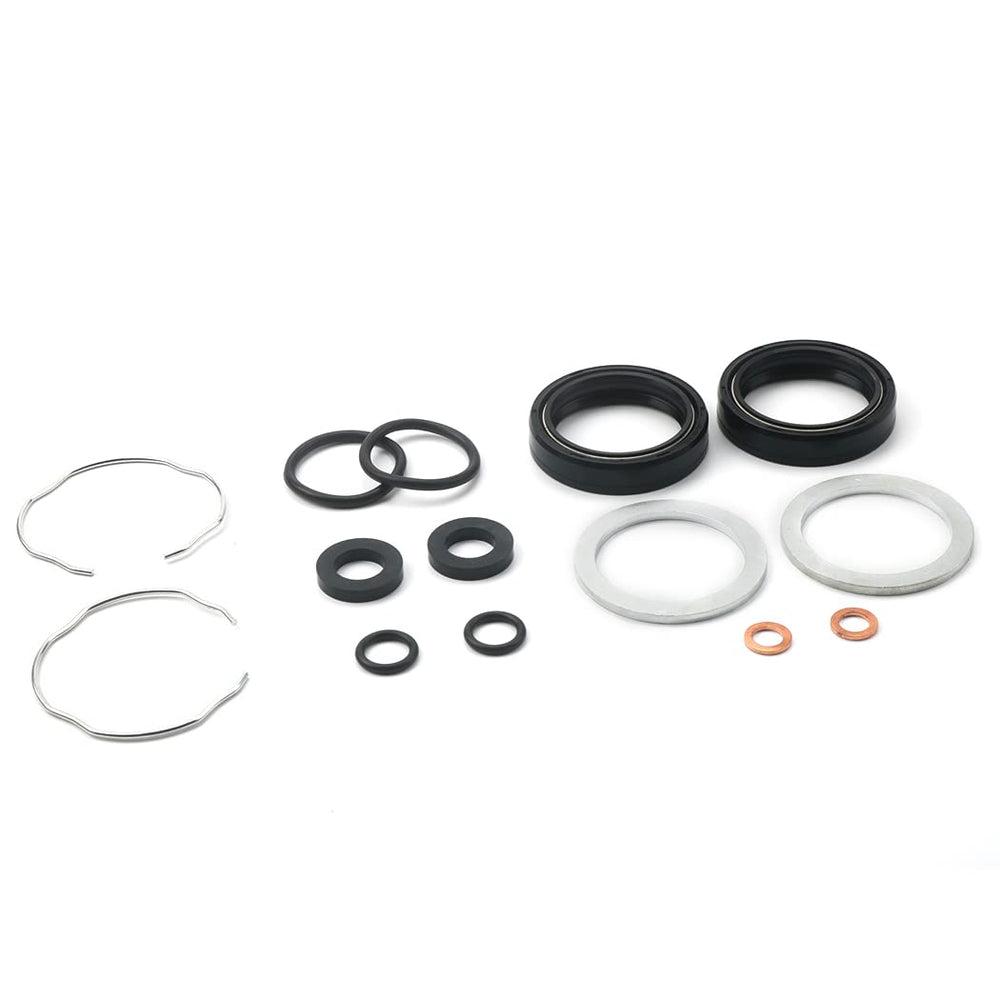 Jetuplusllc fork seal kit front packaging showing clear fitment benefit
