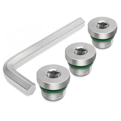 Jetuplusllc plug front view showing robust seal for leak prevention