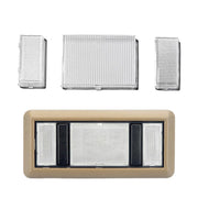 JEUNODIY front view of dome light covers showing clean replacement lens and fit benefits