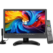 Jexiop front view showing compact 14-inch screen and sharp display benefit