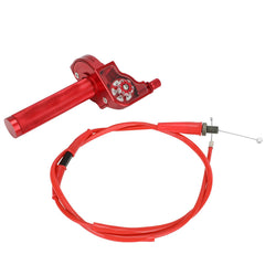 JFG RACING throttle mounted on handlebar demonstrating fit and installation benefit