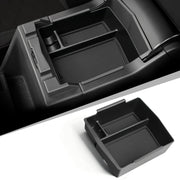 JHGFVC front view of console tray showing clean organized storage benefit