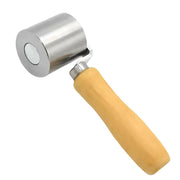 JIADING stainless steel seam roller front view showing solid wheel and handle for durable rolling