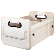 JiatuA front view of organizer showing large capacity and beige finish