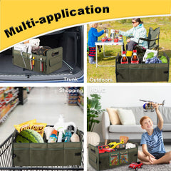 JiatuA installed in car trunk demonstrating secure fit and decluttered space