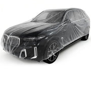 Jibrelxion front view clear car cover showing full car protection benefit