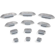JiiinMiiin front packaging showing full 100-piece wheel weight kit benefits