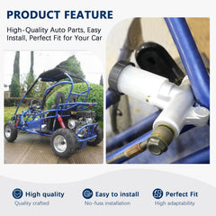 JINGKE master cylinder installed on kart demonstrating direct-fit confidence