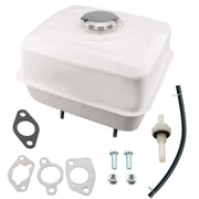 JJing fuel tank front view showing fitment and durable finish for reliable replacement