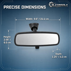 JLCunsola installed in Nissan cabin showing improved rear visibility benefit