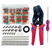 JLHTQR kit front packaging showing full Deutsch DT set and tools for quick identification and convenience