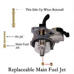 JMCHstore carburetor replaceable main jet displayed for simple tuning