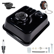 JMCHstore gas tank front assembly showing mounting points and benefits