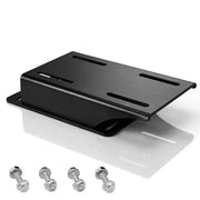 JMCHstore riser plate front view showing lift and mounting holes for secure fit