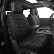 JOJOBAY front view of seat covers showing full fit and protection