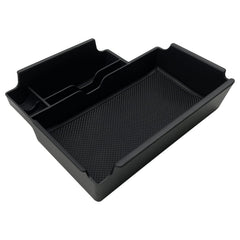 JOJOMARK tray installed in Ford Explorer armrest reducing rattle and clutter