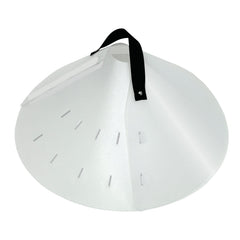 Jokari front view shield placed on tire protecting rim from overspray