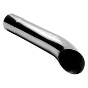 Jones Exhaust front view chrome tip showing polished finish and clean edge benefit