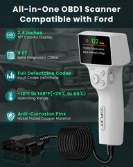 JOPLAY tool with 9-foot cable in-seat use, reach for under-dash diagnostics