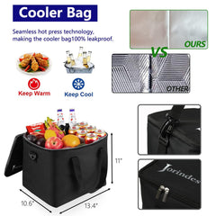 Jorindes open organizer with dividers and mesh pockets for sorting