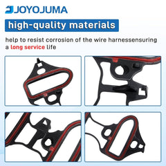 JOYOJUMA intake manifold gaskets flat-lay illustrating sealing surfaces for leak prevention