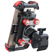 JOYROOM front view red mount showing secure grip and quick lock benefit