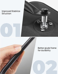 JOYTUTUS ball joint detail highlighting adjustable angle and firm positioning