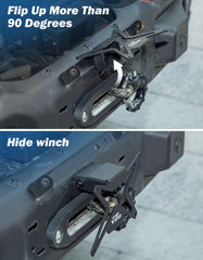JOYTUTUS close-up hawse fairlead clearance demonstrating winch access benefit