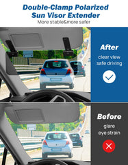 JOYTUTUS polarized lens close-up highlighting anti-glare benefit