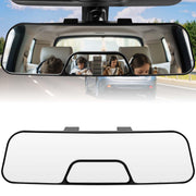 JOYTUTUS front view 12-inch mirror showing wider rear visibility benefit