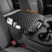 JOYTUTUS front view of center console cover showing neat fit and protection