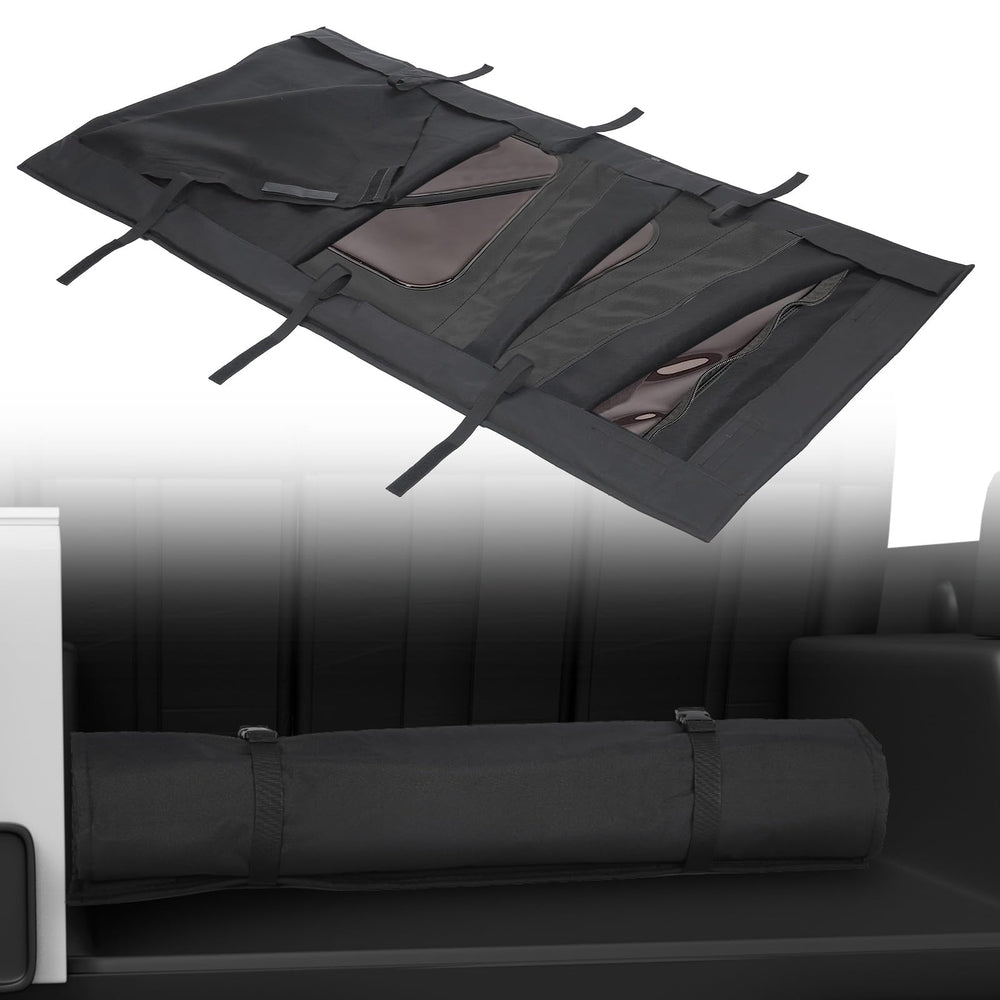JOYTUTUS front view of storage bag showing compact roll and quick access benefit