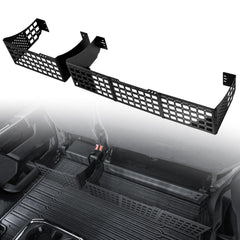JOYTUTUS front view of installed under-seat panel showing secure storage benefit