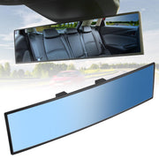 JOYTUTUS front view of 12-inch panoramic mirror showing wide clarity benefit