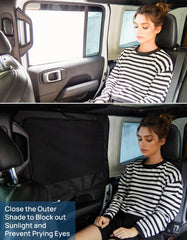 JOYTUTUS inner mesh zipper detail showing insect protection benefit