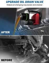 JOYTUTUS magnetic tip detail capturing metal particles, protects engine parts