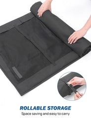 JOYTUTUS open storage bag showing multi-layer felt panels for scratch protection