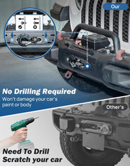 JOYTUTUS side profile mounted on truck illustrating low-profile durable fit