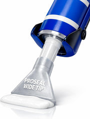 JPX RV front packaging showing ten Proseal Wide Tips and pack details, clear benefit