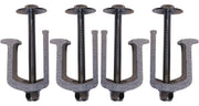 JQuad front packaging of Easy Mount clamps showing kit completeness and durability