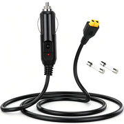 JQXLMDY front view of XT60 car charger cable showing connectors and plug for reliable charging