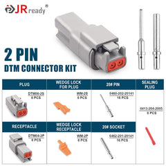 JRready close-up of size-20 solid contact showing treated surface for reliable crimping