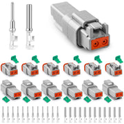 JRready front view of DW1017 kit shows complete sealed connector set and benefits