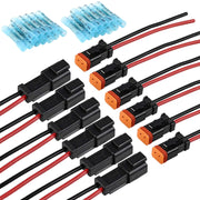 JRready front packaging showing full Deutsch 2-pin kit and components for easy identification