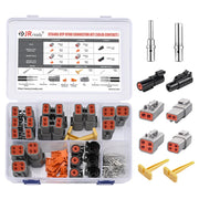 JRready kit front packaging showing included Deutsch-style components for quick identification and inventory