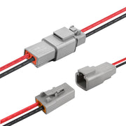 JRready front packaging showing two Deutsch DTP pigtail sets and included manual benefit: quick identification