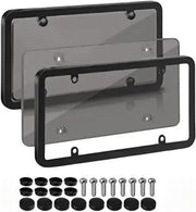 Jrxxoxl front view license plate frame showing clean fit and sleek protection