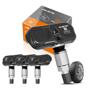 Jsueng TPMS front-packaging showing four sensors and kit contents for easy replacement